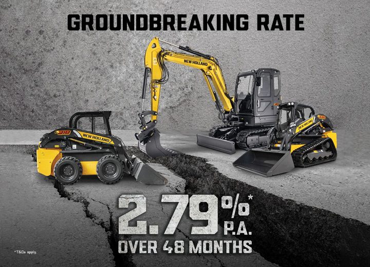 New Holland Construction Finance Ground Breaking Rate