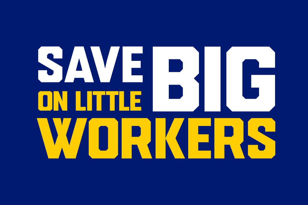 Save BIG on Little WORKERS