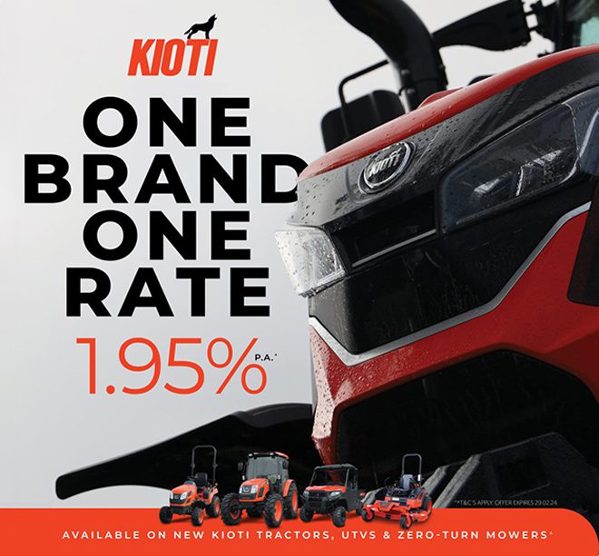 Kioti one brand one rate 1.95%