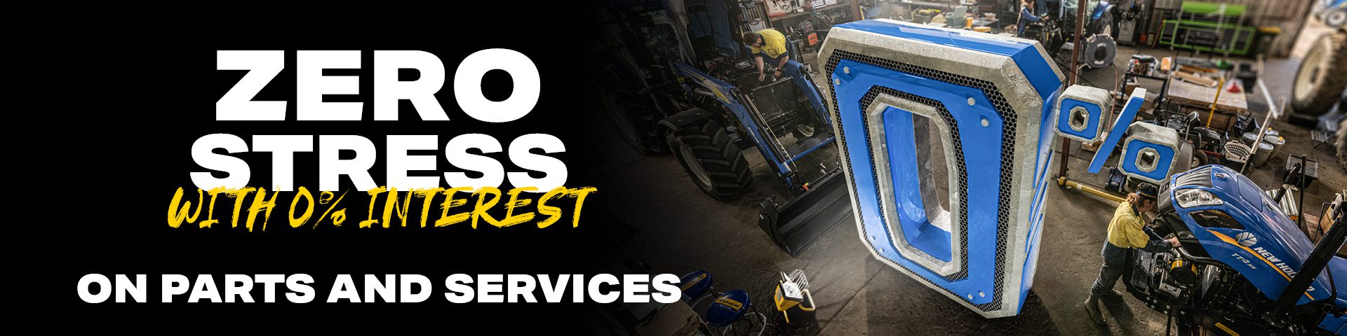 New Holland 0% Interest Parts & Service Offer