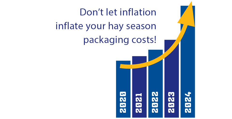 Don’t let inflation inflate your hay season packaging costs!