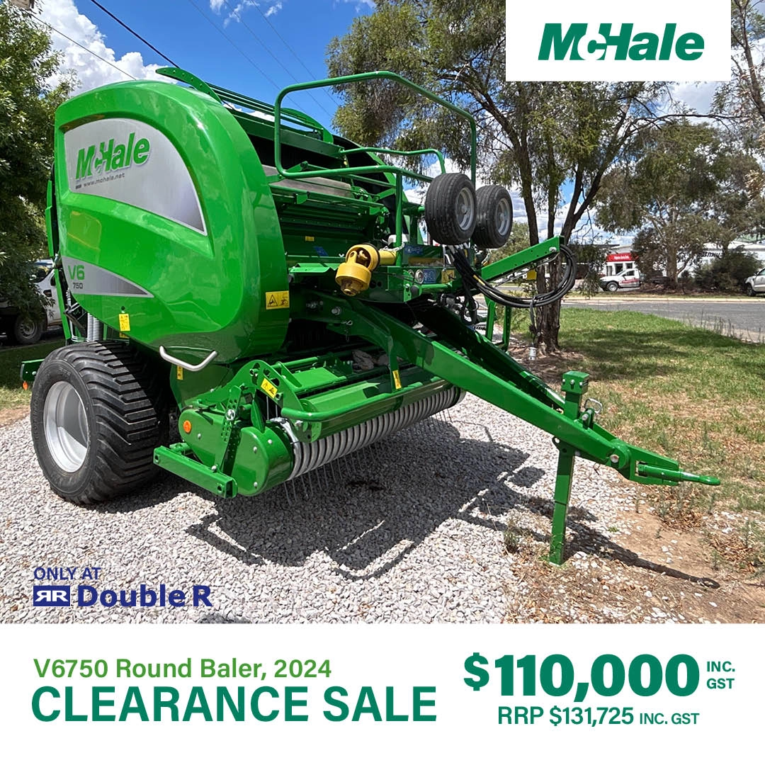 McHale V6750 Round Baler - Clearance Sale