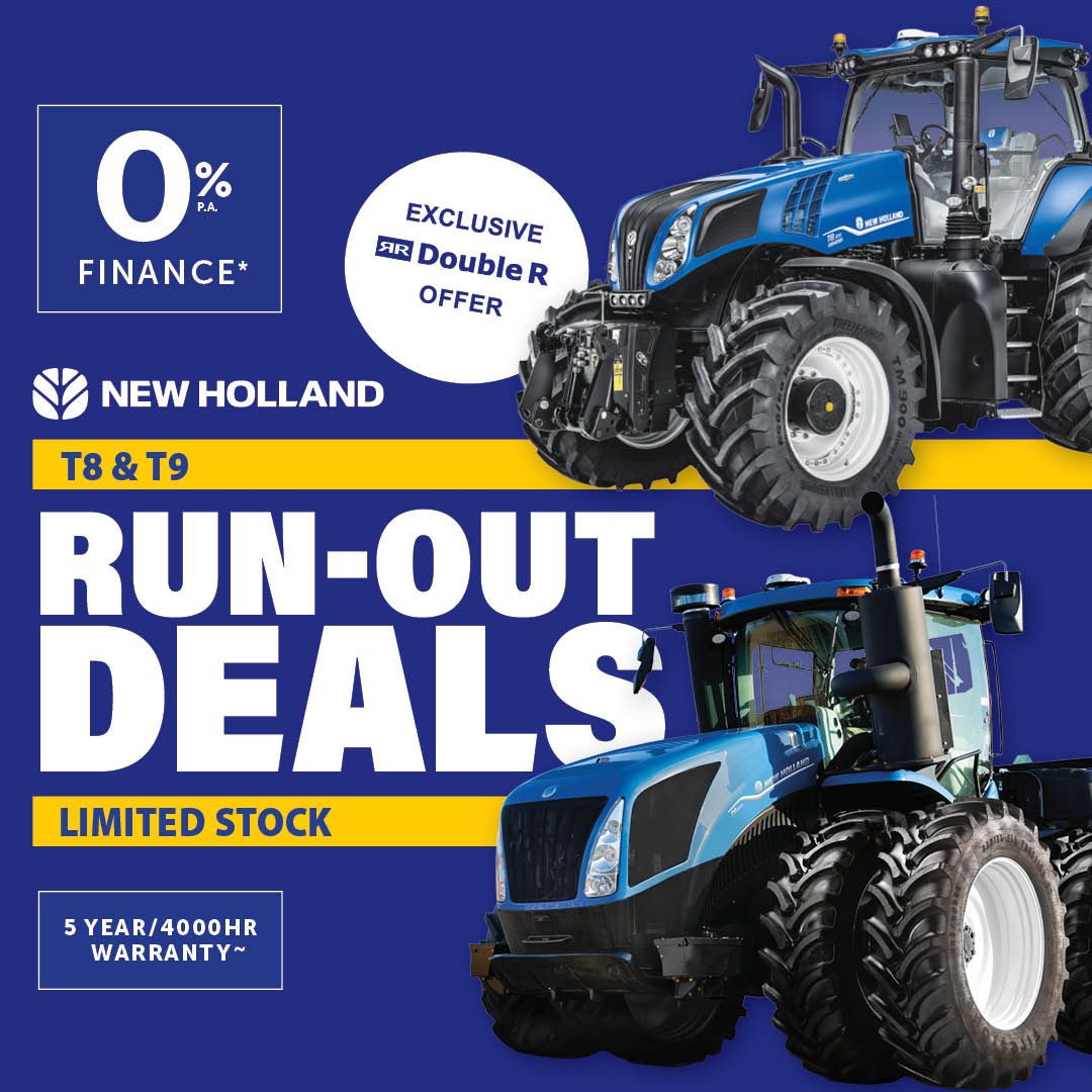 New Holland T8 & T9 Run-out Deals