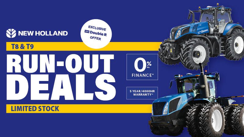 New Holland T8 & T9 Run-out Deals