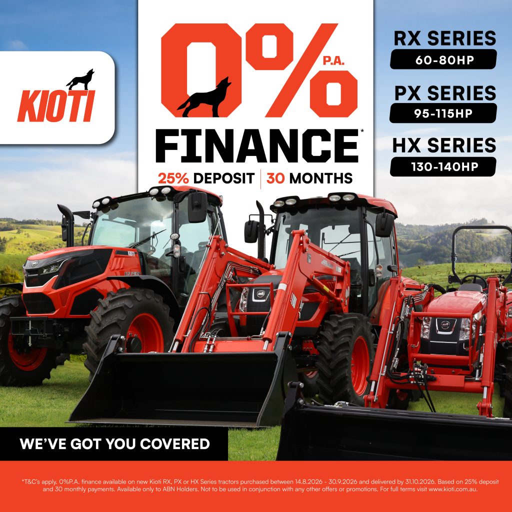 Kioti 0% ON RX, PX & HX SERIES